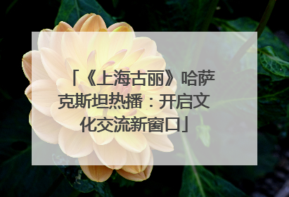 《上海古丽》哈萨克斯坦热播：开启文化交流新窗口