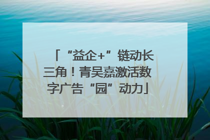 “益企+”链动长三角！青吴嘉激活数字广告“园”动力
