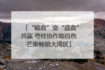 “输血”变“造血”共赢 粤桂协作助百色芒果畅销大湾区
