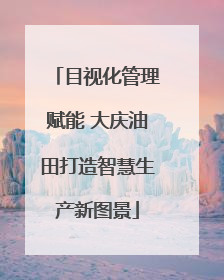 目视化管理赋能 大庆油田打造智慧生产新图景