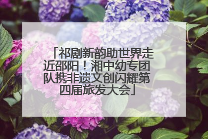 祁剧新韵助世界走近邵阳！湘中幼专团队携非遗文创闪耀第四届旅发大会