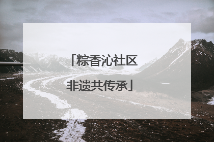 粽香沁社区 非遗共传承