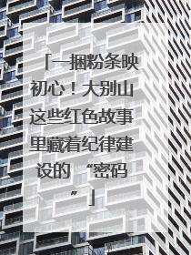 一捆粉条映初心！大别山这些红色故事里藏着纪律建设的 “密码”