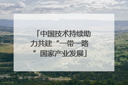 中国技术持续助力共建“一带一路”国家产业发展