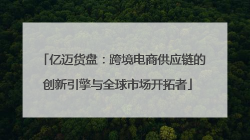 亿迈货盘：跨境电商供应链的创新引擎与全球市场开拓者