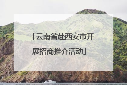 云南省赴西安市开展招商推介活动