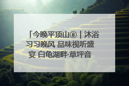 今晚平顶山⑧｜沐浴习习晚风 品味视听盛宴 白龟湖畔·草坪音乐会激情上演