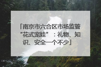 南京市六合区市场监管“花式宠娃”：礼物、知识、安全一个不少