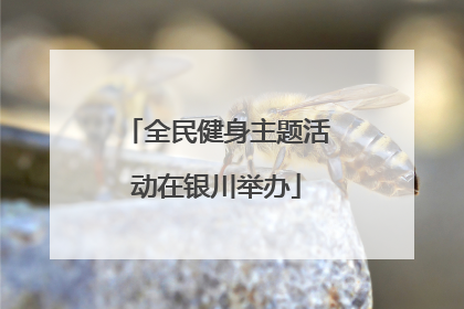 全民健身主题活动在银川举办