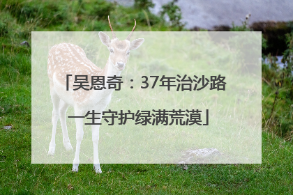 吴恩奇：37年治沙路 一生守护绿满荒漠