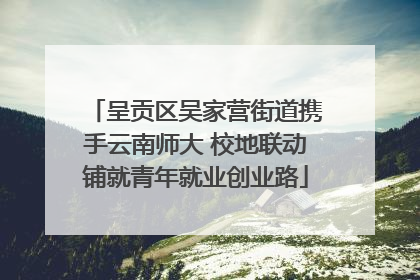 呈贡区吴家营街道携手云南师大 校地联动铺就青年就业创业路