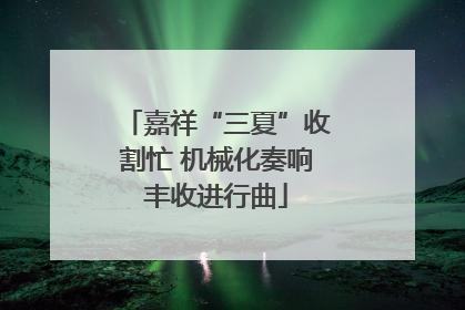 嘉祥“三夏”收割忙 机械化奏响丰收进行曲