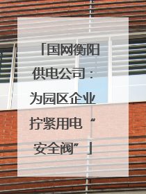 国网衡阳供电公司：为园区企业拧紧用电“安全阀”