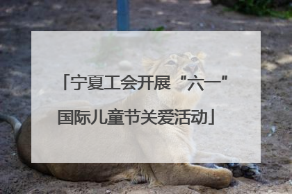 宁夏工会开展“六一”国际儿童节关爱活动