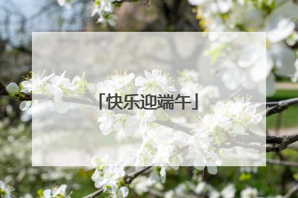 快乐迎端午