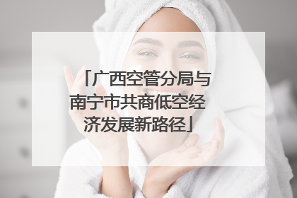 广西空管分局与南宁市共商低空经济发展新路径