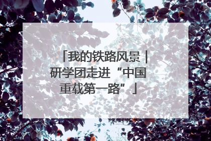 我的铁路风景｜研学团走进“中国重载第一路”
