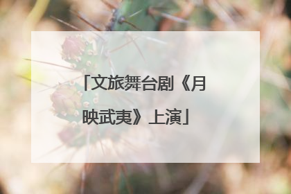 文旅舞台剧《月映武夷》上演