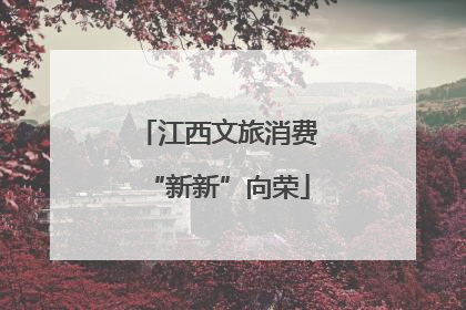 江西文旅消费“新新”向荣