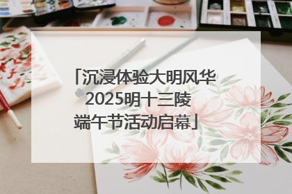 沉浸体验大明风华 2025明十三陵端午节活动启幕