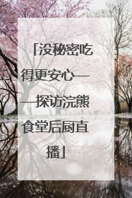 没秘密吃得更安心——探访浣熊食堂后厨直播