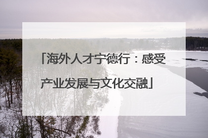 海外人才宁德行：感受产业发展与文化交融