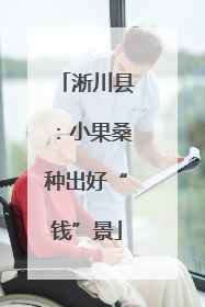 淅川县：小果桑种出好“钱”景