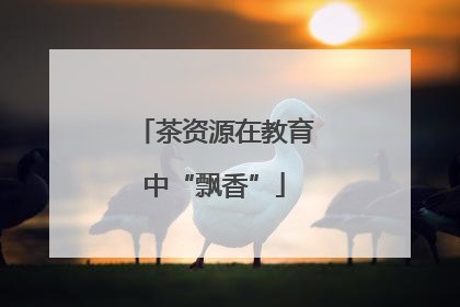 茶资源在教育中“飘香”