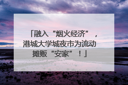 融入“烟火经济”，港城大学城夜市为流动摊贩“安家”！