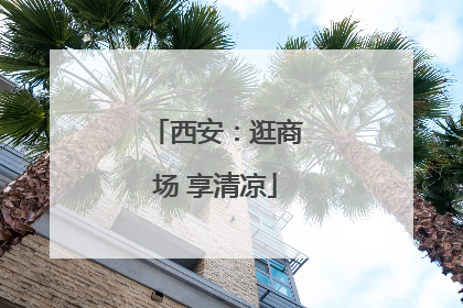 西安：逛商场 享清凉