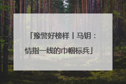 豫警好榜样丨马钥：情指一线的巾帼标兵