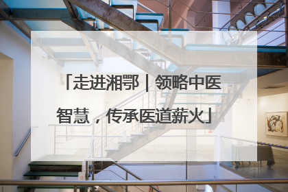 走进湘鄂｜领略中医智慧，传承医道薪火