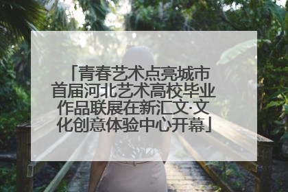 青春艺术点亮城市 首届河北艺术高校毕业作品联展在新汇文·文化创意体验中心开幕