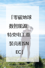 零碳地球数智能源 特变电工重装亮相SNEC
