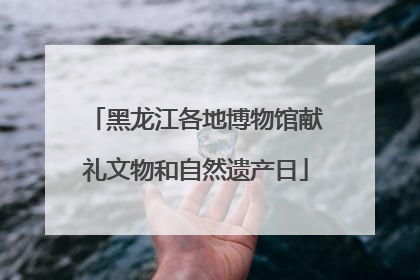 黑龙江各地博物馆献礼文物和自然遗产日