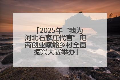 2025年“我为河北石家庄代言”电商创业赋能乡村全面振兴大赛举办