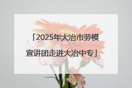 2025年大冶市劳模宣讲团走进大冶中专