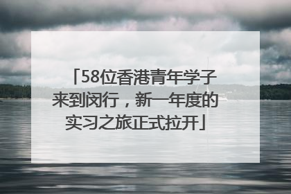 58位香港青年学子来到闵行，新一年度的实习之旅正式拉开